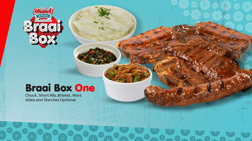 Braai Box One menu card
