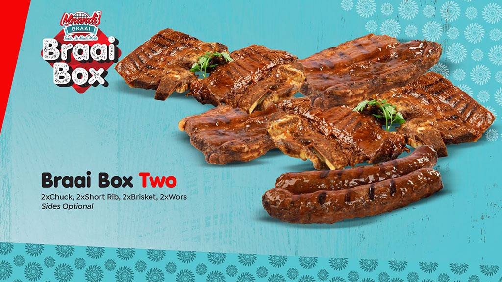Braai Box Two menu card