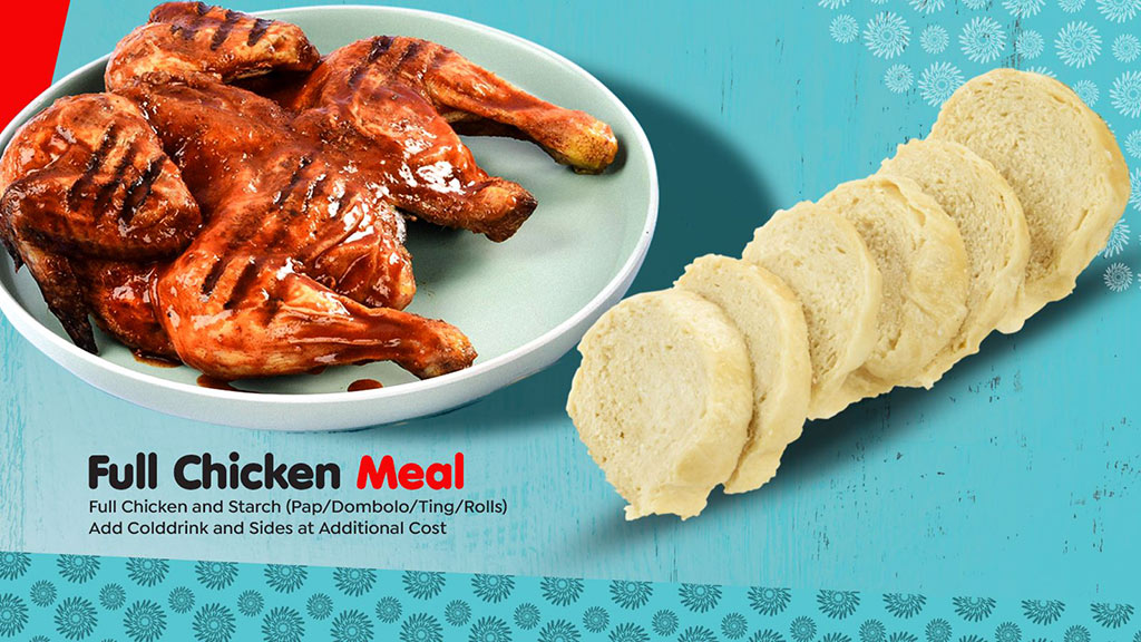 Full Chicken Meal menu card