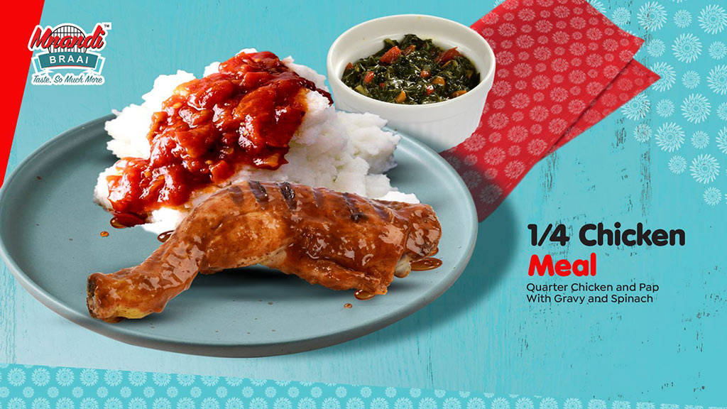 Quarter Chicken Meal menu card