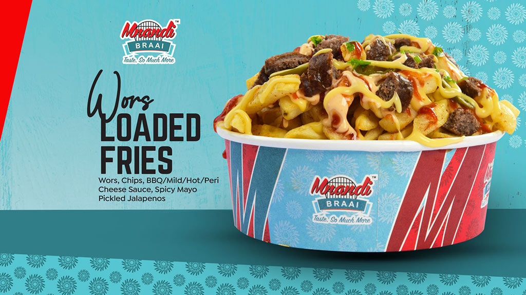 Wors Loaded Fries menu card