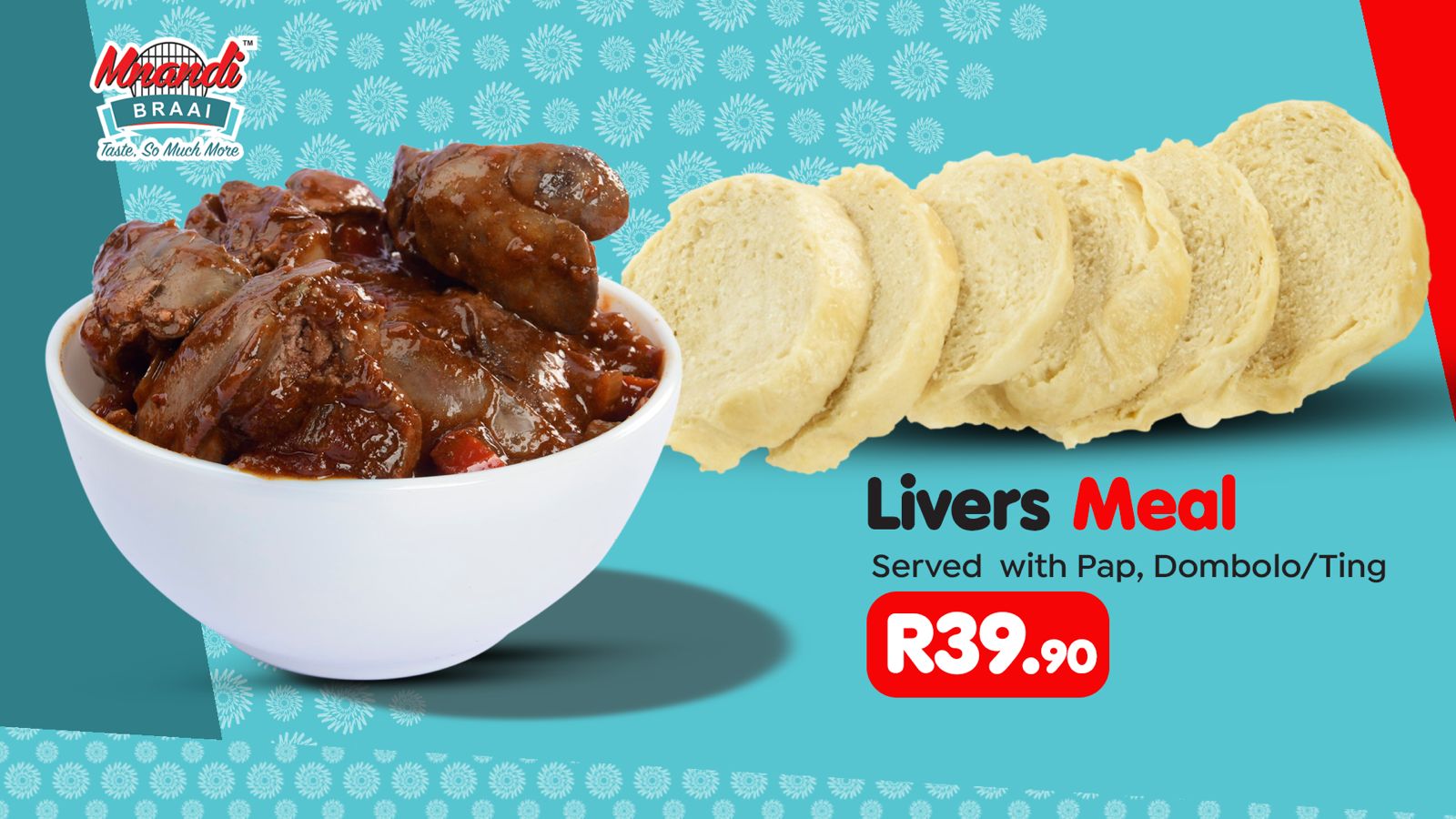 Livers Meal menu card